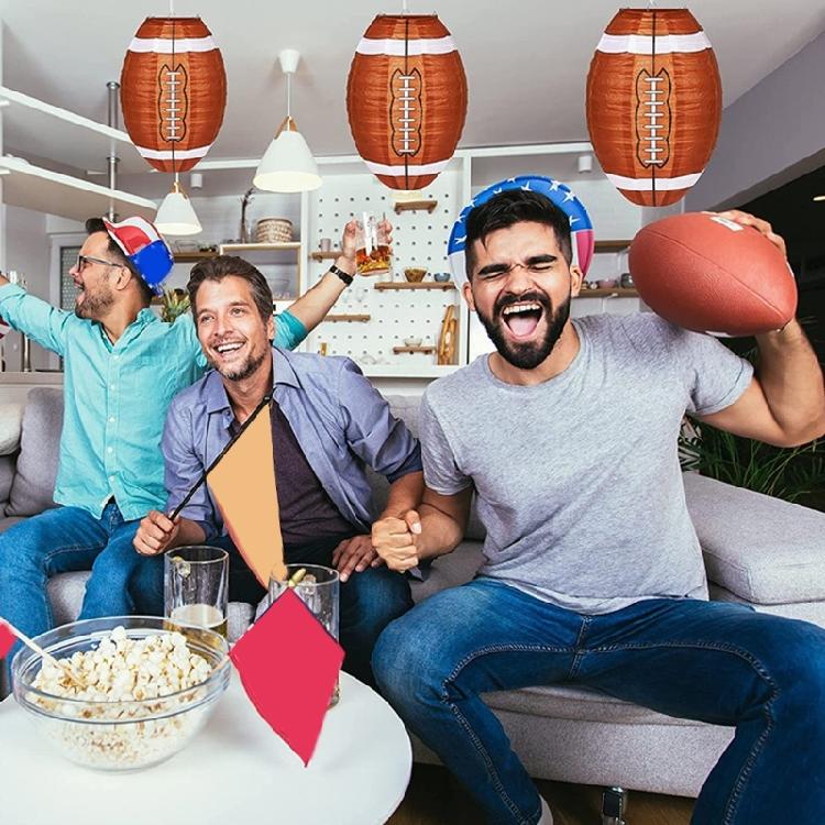 10pcs Football Shape Ceiling Decorations Ideal for Garden Parties and School Activities
