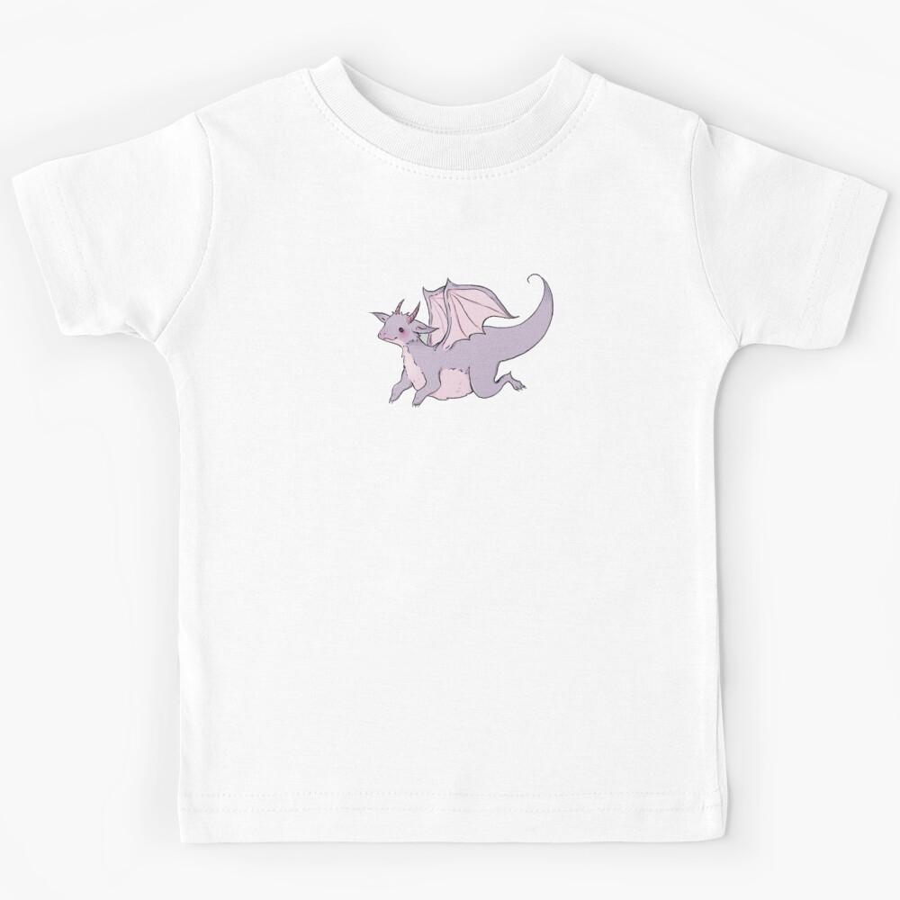 Soft Pastel Dragon Friend Kids T-Shirt 120