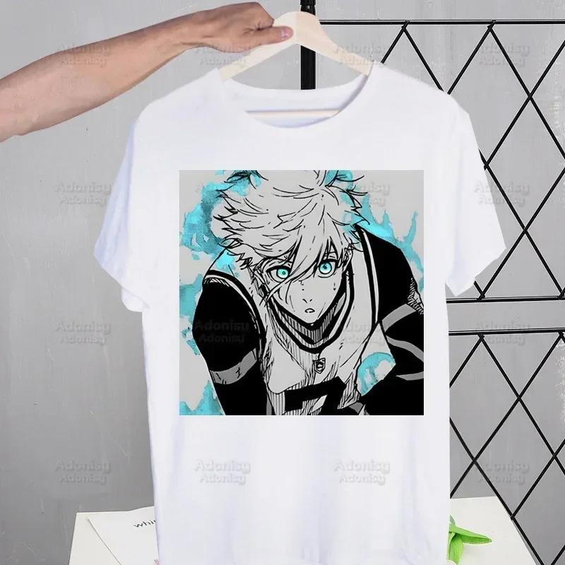 BLUE LOCK Isagi Yoichi T-Shirt Herren Tops T-Shirts Harajuku Seishiro Nagi Meguru Bachira T-Shirt Streetwear Hip Hop Herren T-Shirts
