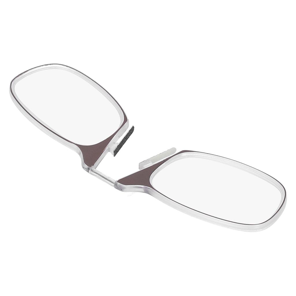 Reading Eyeglasses Blue Light Blocking Armless Glasses Nose Clip Glasses for Unisex Elderly