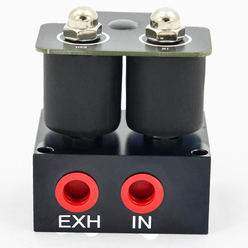 200PSI 12V Solenoid Valve Air Suspension Manifold Valve Double Solenoid Valve Set With Wireless Remote Control