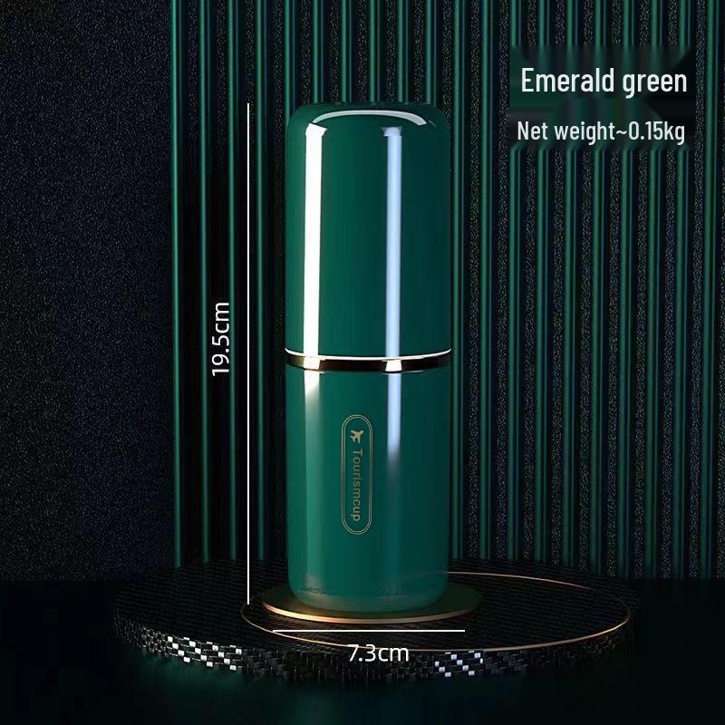 Portable Toothbrush & Toothpaste Storage Set - Travel Tooth Mug with Holder