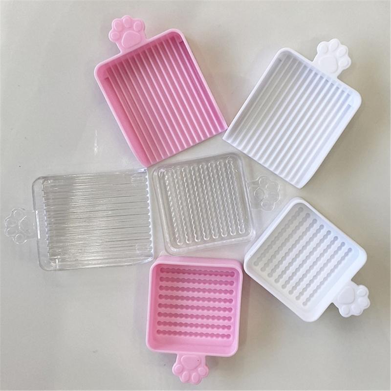 2Pcs Multifunctional Bead Organiser Tray Plastic Storage Box Bead Sorting Tool For Artists Hobbyists Art Craft Project