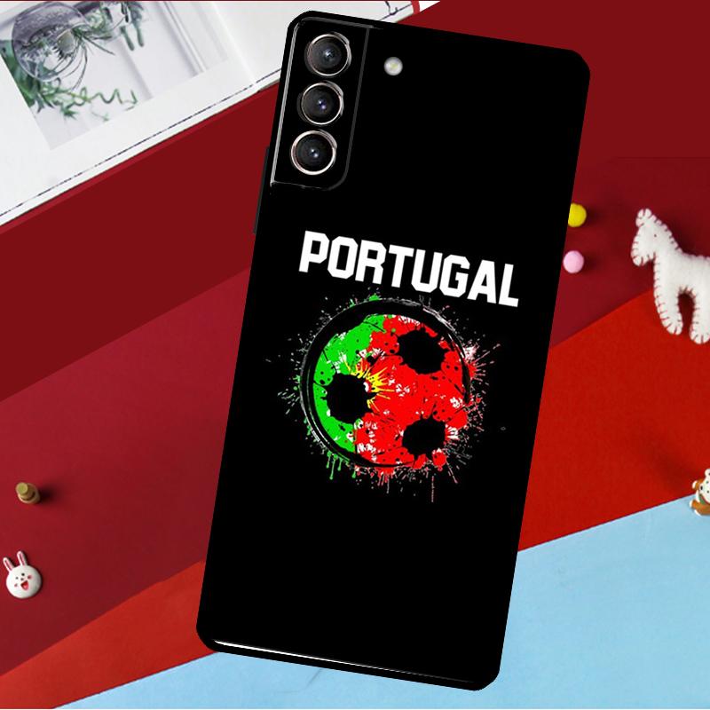 Portugal Flag Case For Samsung Galaxy S22 S23 Ultra S21 FE S8 S9 S10 Plus Note 10 20 Ultra S20 FE Coque