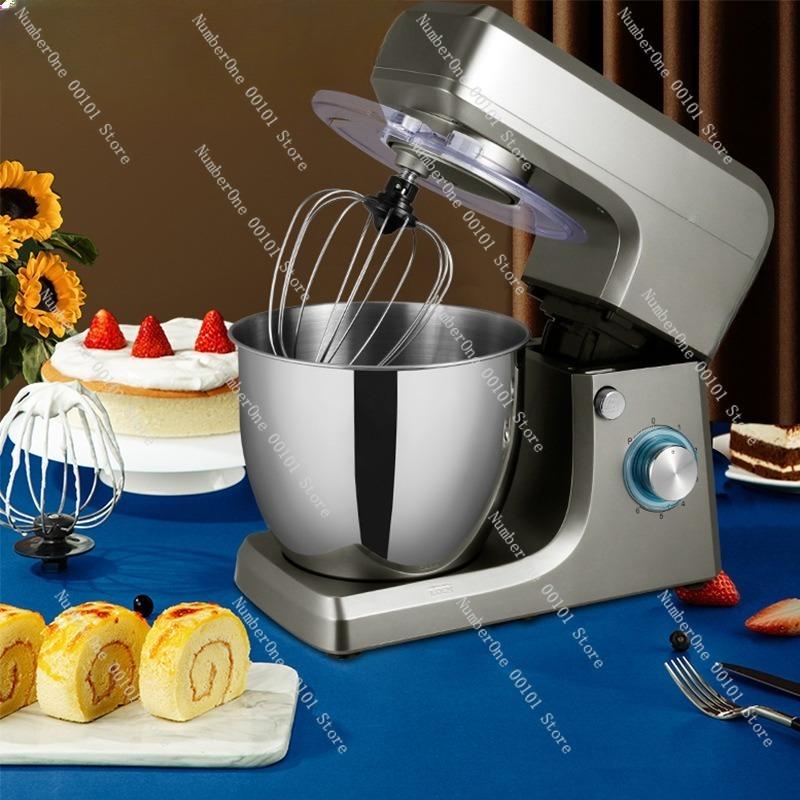 8L Large-Capacity Electric Dough Mixer,High-Torque Household Baking Mixer for Bread,Pastry,and Cake Dough Kneading