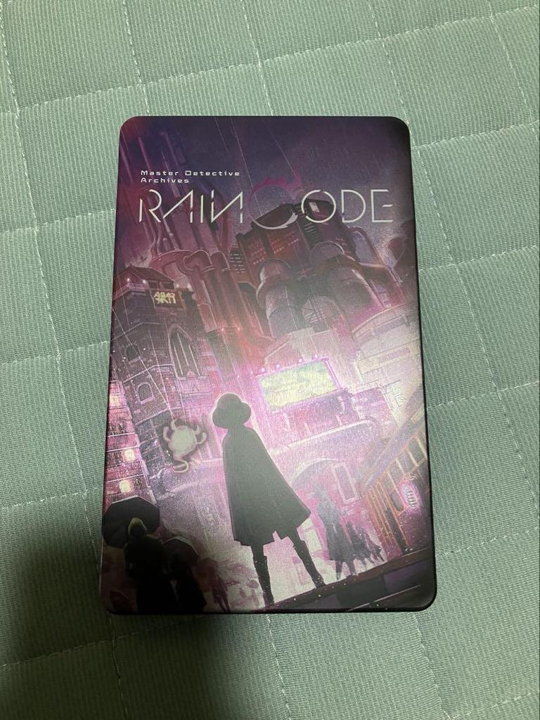 [USED] Super Detective Casebook Rain Code North American Edition Switch Soft Case Shinigami-chan