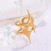Simple Star Open Titanium Steel Ring for Women - Chic Light Luxury Stainless Steel Jewelry