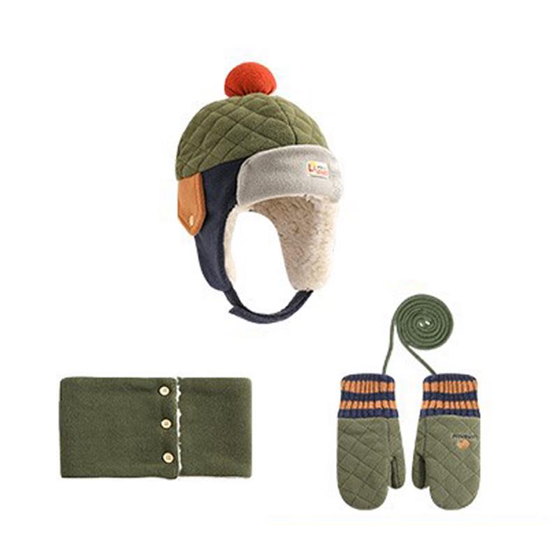 Lemonkid Children s Warm Hat, Scarf & Gloves Set