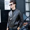 Men's Winter Padded Sheepskin Leather Jacket
