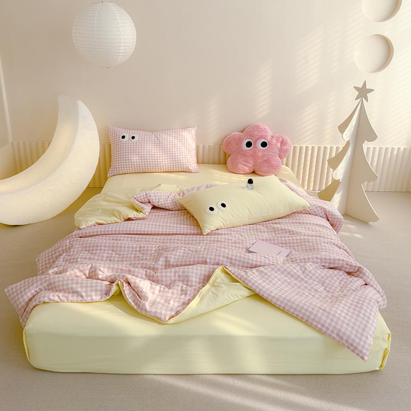 

Missdeer 1 шт. Летнее прохладное тонкое стеганое одеяло Плед Милое одеяло Покрывало Кондиционер Комфортное одеяло Размер Квин Кинг Single 150x200cm 1pc