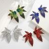 Luxury Rhinestone Wing Earrings For Women Party Elegant Fashion Studs Versatile Jewelry Accessories