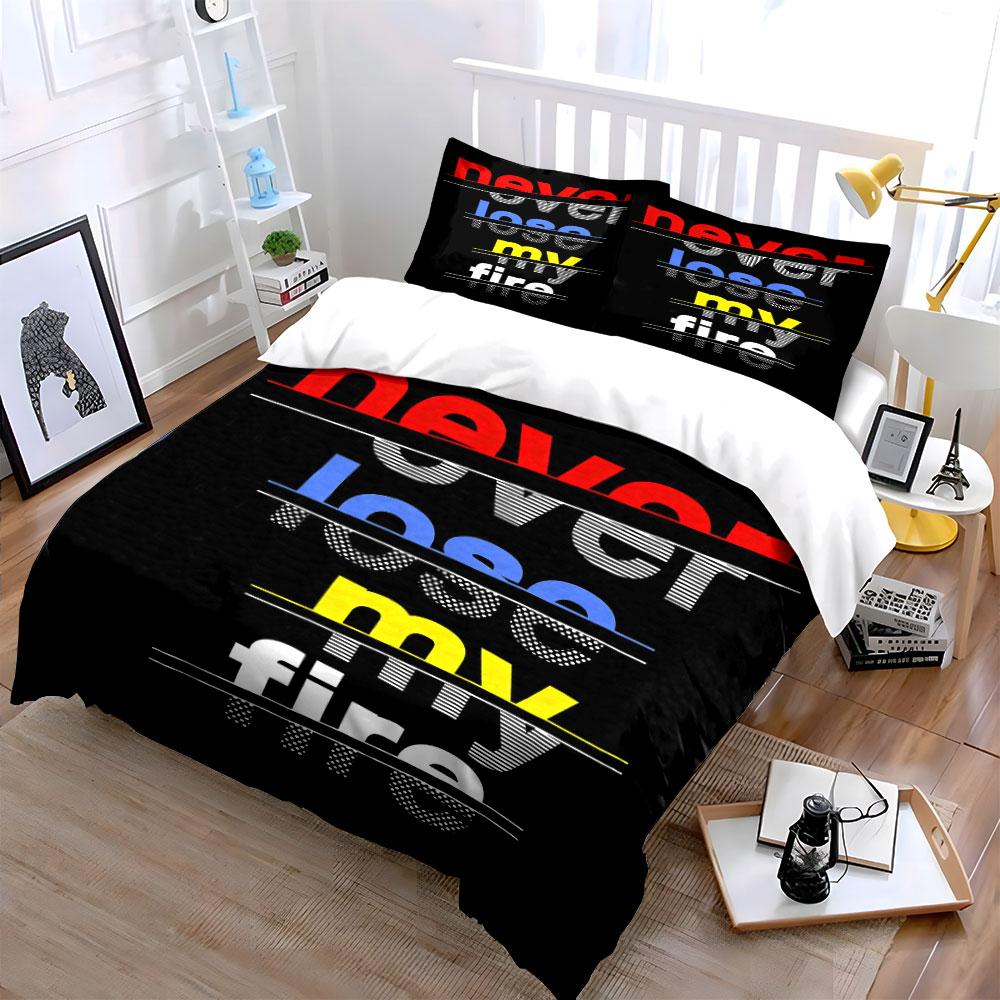 Bold motivational text. Bedding sets Duvet cover sets Duvet covers Pillowcases(1* Duvet Cover 2* Pillowcases without duvet insert)