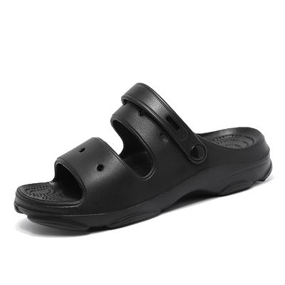 Men's Sandals Bao Head Thick Sole EVA Light Casual Slippers Men's Fashion Sports Wading Beach Shoes Men's Shoes Half Slippers