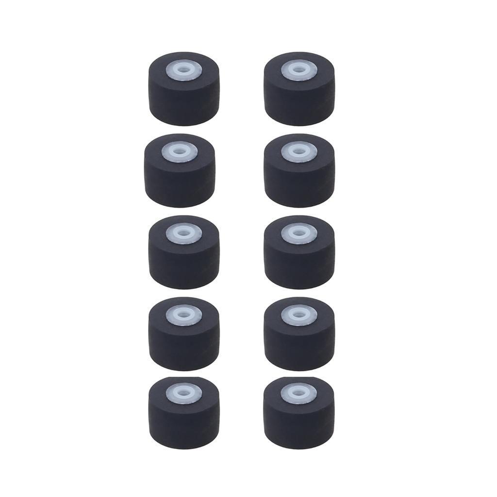 10 buc./pachet Casetă Mișcare radio Rolă de strângere Bandă de cauciuc Roți pentru dispozitive video Instalare simplă, 10-6-1,5 mm