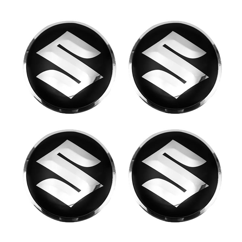 

4Pcs Car Emblem Wheel Hub Center Cap Sticker Rim Badge Cover For Suzuki SX4 Swift Jimny Ignis Alto S-cross Vitara Celerio Across