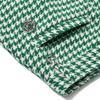 Delsol 7848 Green Houndstooth Fabric Golf Side Brushed Sizes LL Skirt, Fall/Winter, Women's Wear, Zipper, Lined, Outer, M, L, (LL)