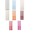 Gel Nail Toe Strips Semi Cured Full Cover Gel Nail Sticker Manicure Decals