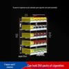 Wall-Mounted Acrylic Cigarette Display with Automatic Pusher
