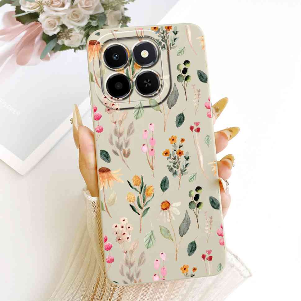 For Honor X6c Case Beautiful Sunflower Shockproof Protection Phone Case For Honor X 6c X 6b X6b X 6a X6a 4G Soft Silicon Cover