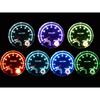 Tachometer Dragon Gauge 3.75 Inch 95mm Car Gauge Tachometer Meter 12V 7 LED Colors Adjustable 0-8000 RPM Chrome Shell Tachometer Gauge, TWENOW9314