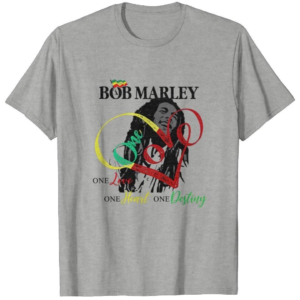 

Retro Bob Marley One Love Crewneck Unisex T-Shirt, Musician Gift, Reggae Shirt M