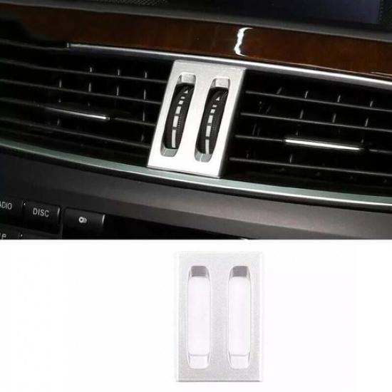 2011-14 For Benz C-Class Central Air Outlet Knob Button Matte Silver Cover Trim