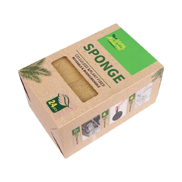 

12Pcs/24pcs Effective Sisal Scouring Pads Sponge Scrubbers For Scrubbing Greases And Grimes Off Dish Household Kitchen Use