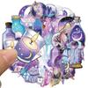 50PCS Magical Planet Stickers Boho Witch Aesthetic Stickers Witchy Decals for Water Bottles,Waterproof Vinyl Sticker for Laptop