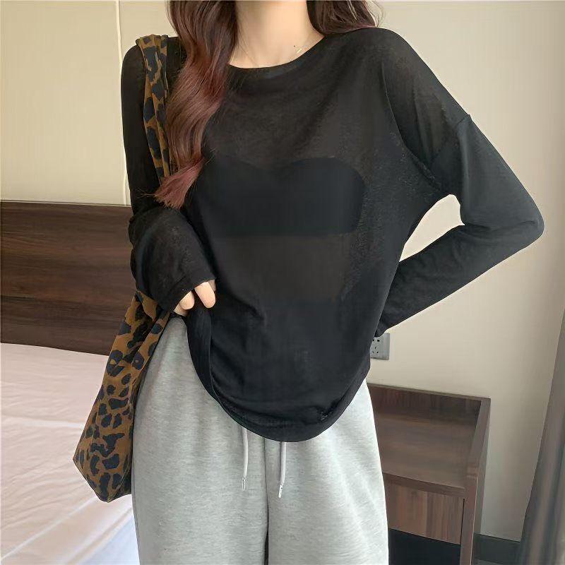 2025 Summer Chiffon Sun Protection Mesh Cardigan - Thin, Light, and Loose Pullover