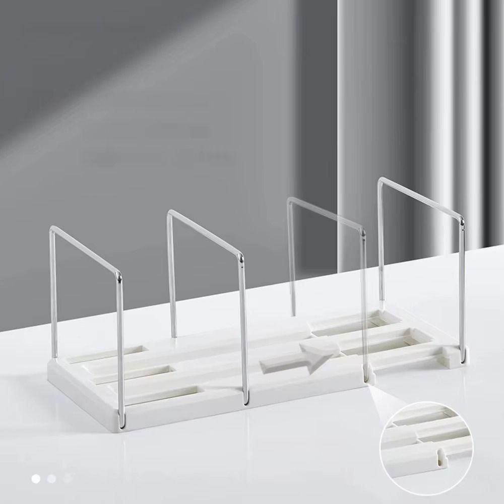 Non-slip Desktop Bookshelf Adjustable Book Display Rack Simple File Organizer Stand  Office