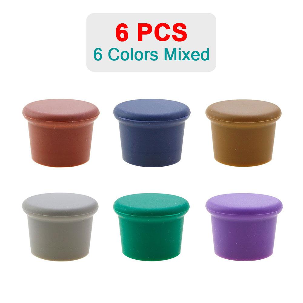 SW 12/6/3PCS Silicone Fresh-keeping Bottle Cap Soda Beer Sealed Caps Red Wine Stopper Vinegar Barware Soy Sauce Bottle Cover