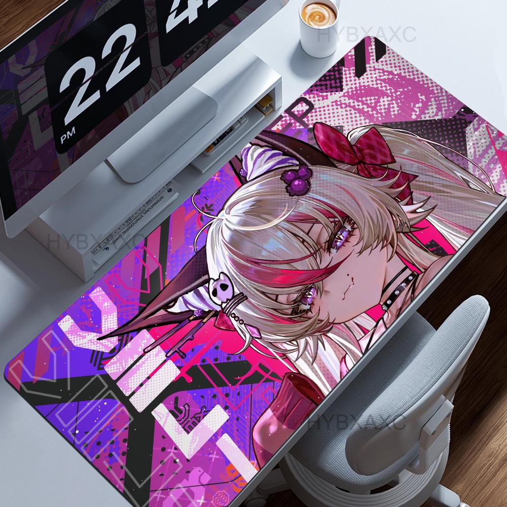 Kawaii Mouse Pad Anime Cute Girl Gabinete Gamer Computer DeskMat Keyboard Pad PC Accessories Anime Girls Rubber Mousepad