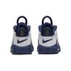 Nike Air More Uptempo Pohodlné Lehké Odolné proti okopu Odolné proti opotřebení Nízké Vycházkové boty Dětské boty Bílá Modrá FV5368-100