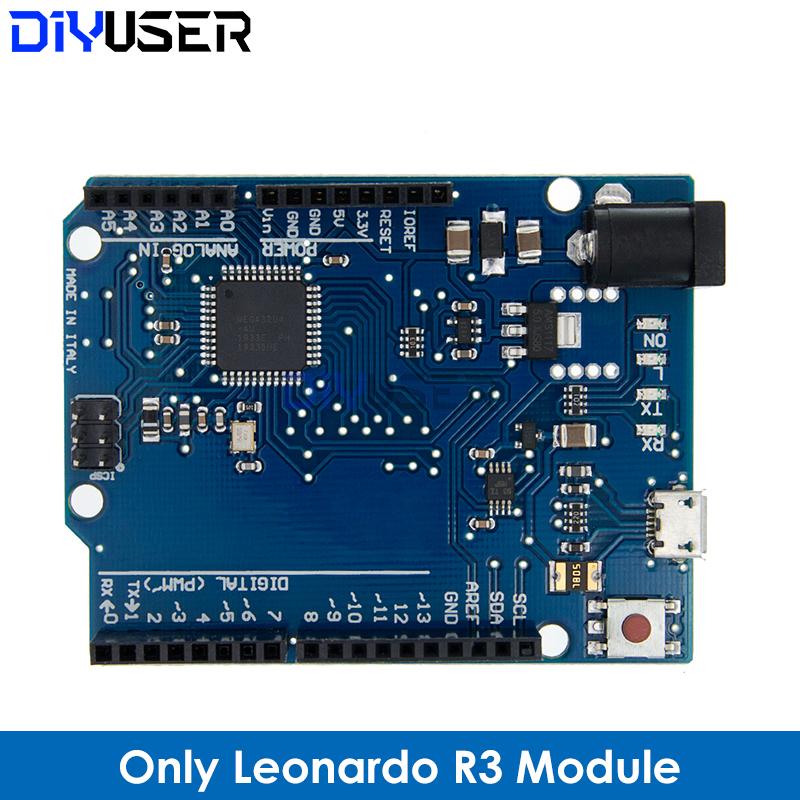 

Розробна плата Leonardo R3 / Плата Leonardo R3 з USB-кабелем 30 см ATMEGA32U4 для Arduino