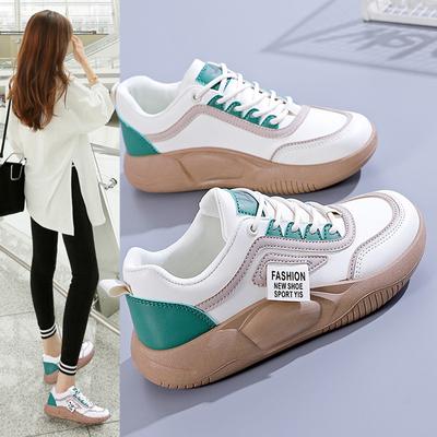 Spring New Korean Version of Small White Shoes Women's Board Shoes Thick-soled Casual Platform Shoes