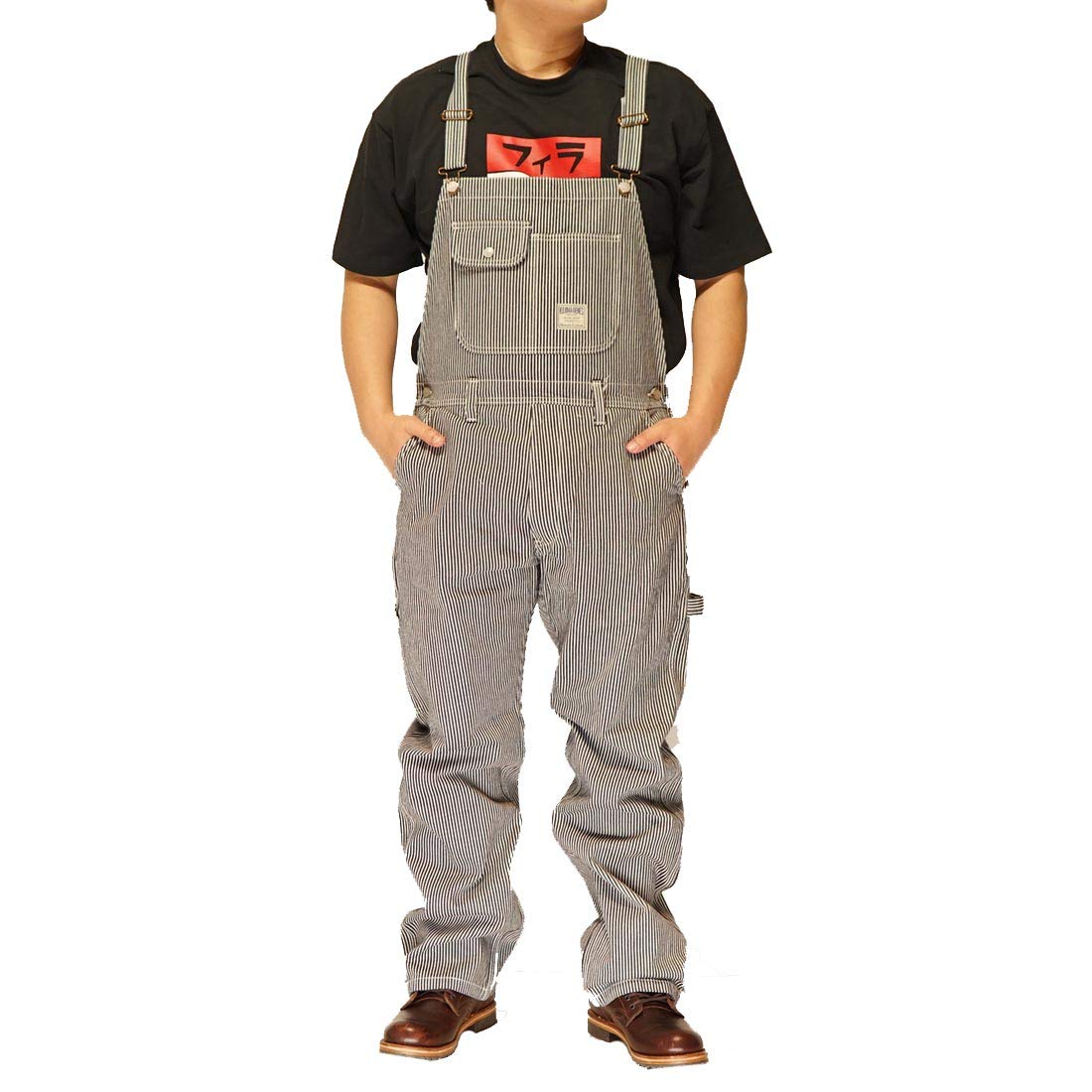 Kojima Jeans Overalls Denim Made in Japan One Wash RNB-1219 Hickory M