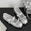 Retro inner fashion ballet shoes women's spring new casual sports small leather shoes Mary Jane shoes women