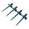 4pcs Garden Sprinklers Professional Efficient 360 Degree Automatic Rotating Lawn Sprinkler for Yard Patio Outdoor Garden