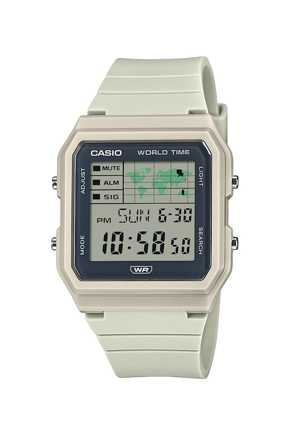 

Wristwatch Casio Classic Made with environmentally friendly materials Unisex Beige [Casio] [] LF-30W-8AJF бежевий