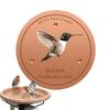 Copper Disc For Bird Bath 4 Inch With Triple-Point Support Copper Bird Bath Purification Disk For Outdoor Garden Backyard Pond
