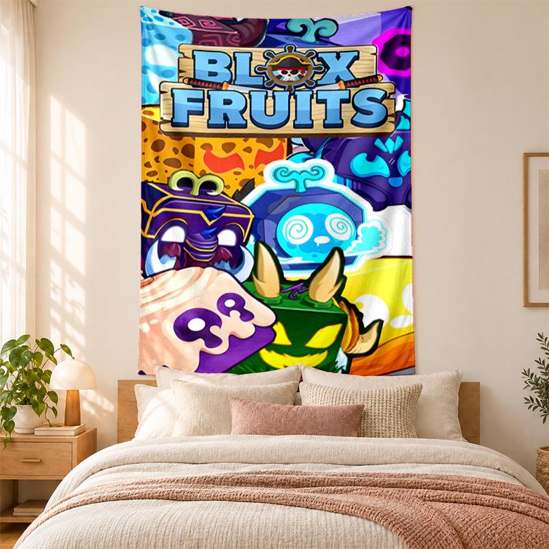 Blox Fruits Tapestry highquality for decorating living room bedroom dorm walls ideal as bedroom wallart orholiday gift