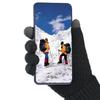 1 Pair Women Men Autumn Winter Knitting Gloves Solid Color Thickened Ribbed Cuffs Ridding Gloves Touch Screen Windproof Gloves