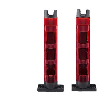 Rod Holder Stand, Fishing Tackle Box Cooler Case, Rod Holder Storage and Protection for Tools (2 Red) [Parallel Import]
