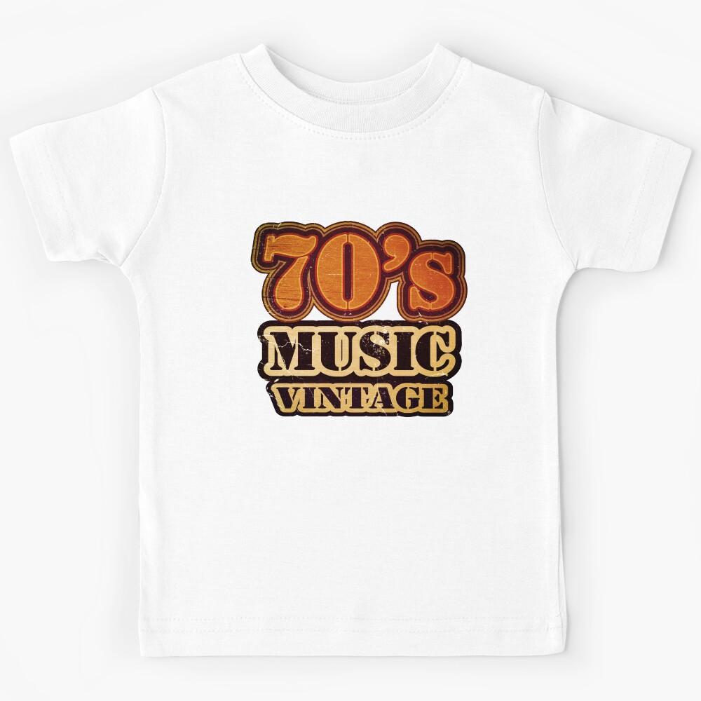 70 s Music Vintage T-Shirt Kids T-Shirt 140