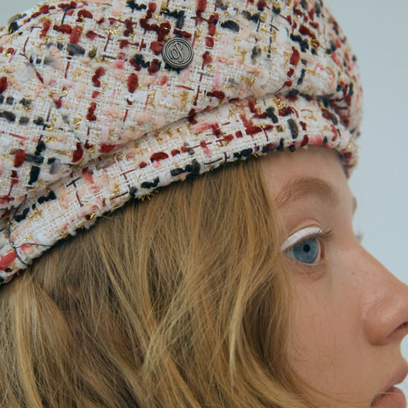 Poesiedame [Let There Be Light] Tweed Beret_wine