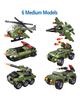 Domibro Military Building Blocks WW2 Tank Army Cihly Hračky pro kluky narozeninový dárek