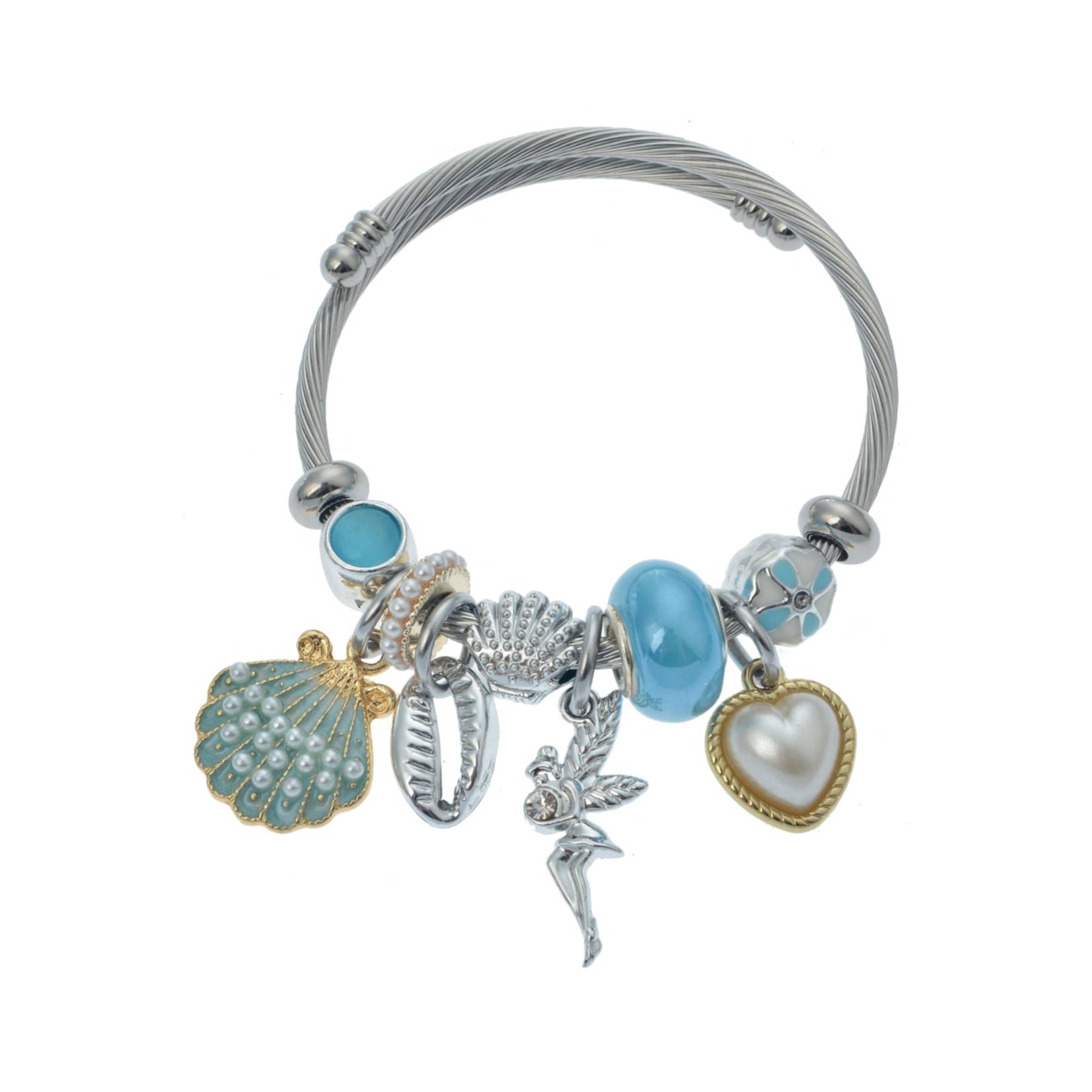 

Браслет-подвеска в форме сердца Blue Shell