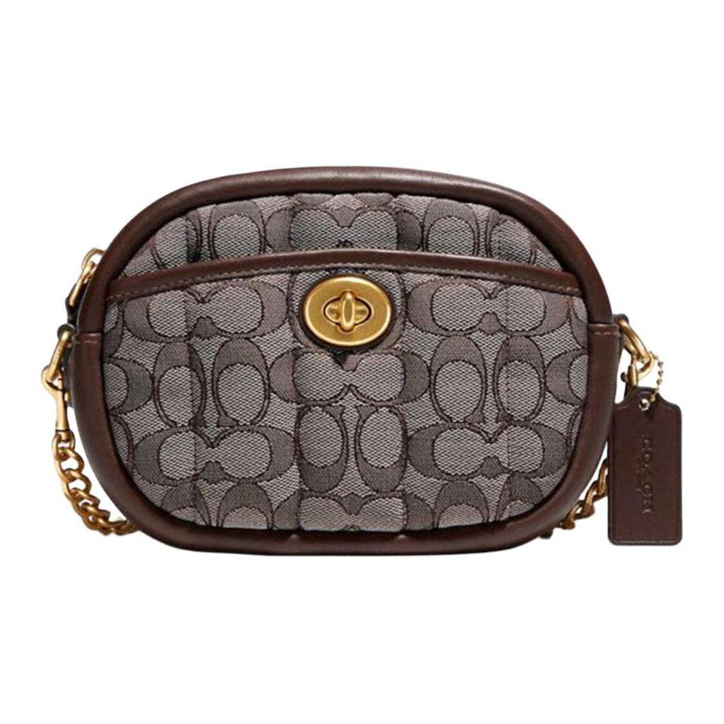 COACH Camera Leather Crossbody Bags Small Women's Umber C5275-B4S0M