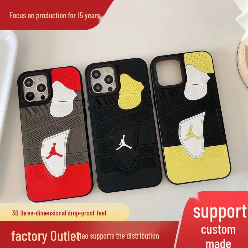 Custom 3D Silicone Sticker for iPhone 11, 12, 13 Pro Max, XR – Creative and Trendy Design