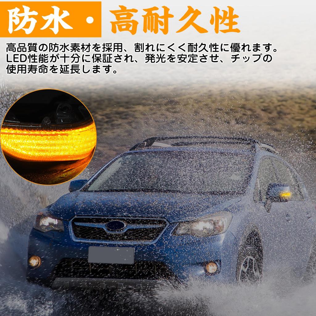 GemPro Legacy Outback Side Mirror Sequential and for Forester SH Series Legacy LED Vehicle Inspection Compliant Lights, Flashing, Outback, Flowing,